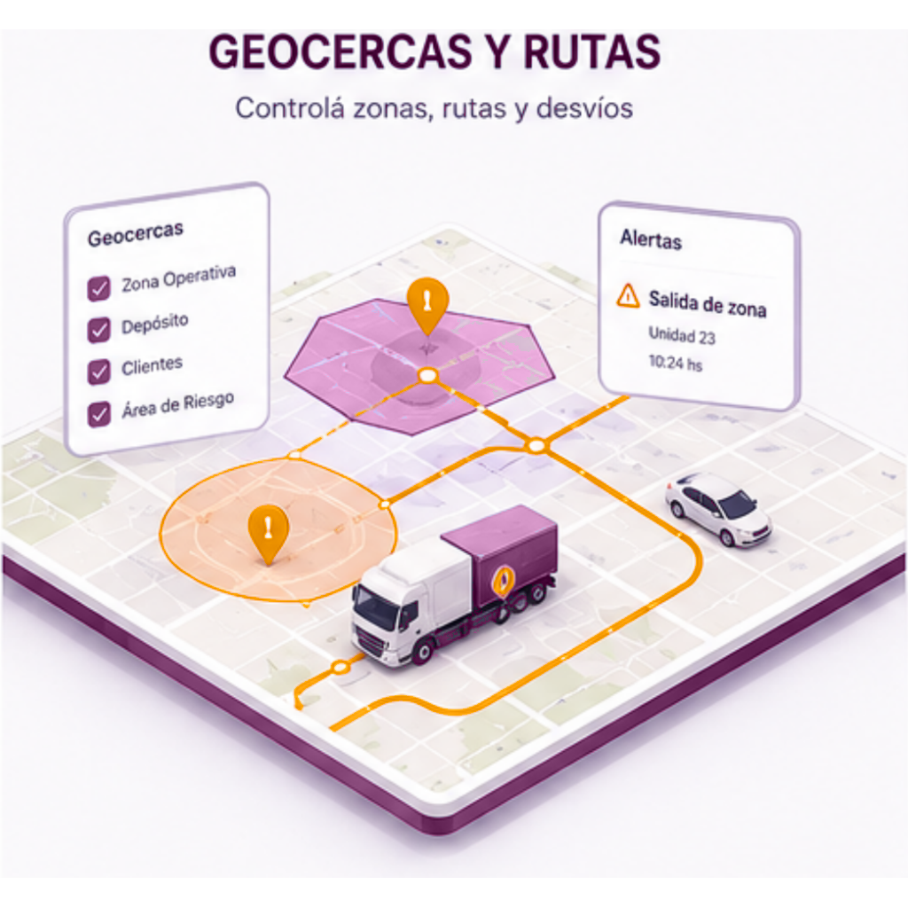 Geocercas y rutas